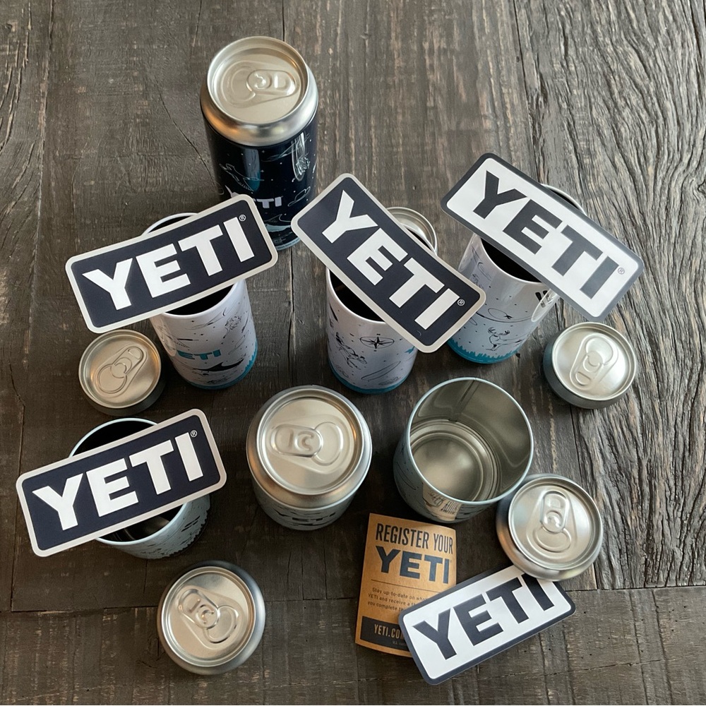 YETI Aquatic Can Insert Set of 7 – Mixed Sizes (12oz, Slim, Tallboy) - Picture 2 of 6